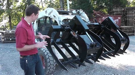 skid pro skid steer grapple|skid pro rock grapple.